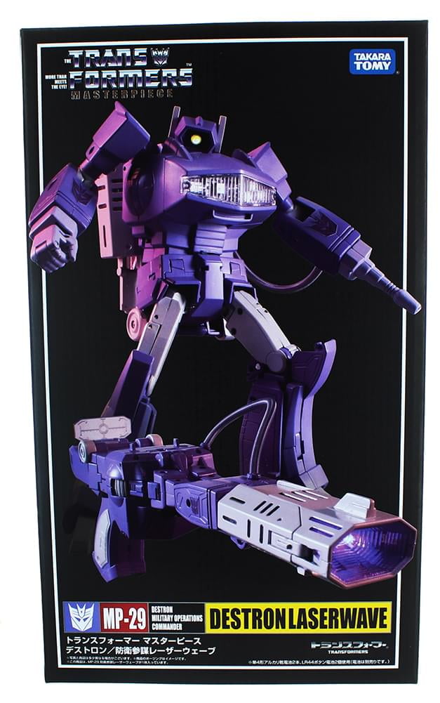 Transformers Masterpiece MP-29 Shockwave G1 Destron Laserwave Action Figures 