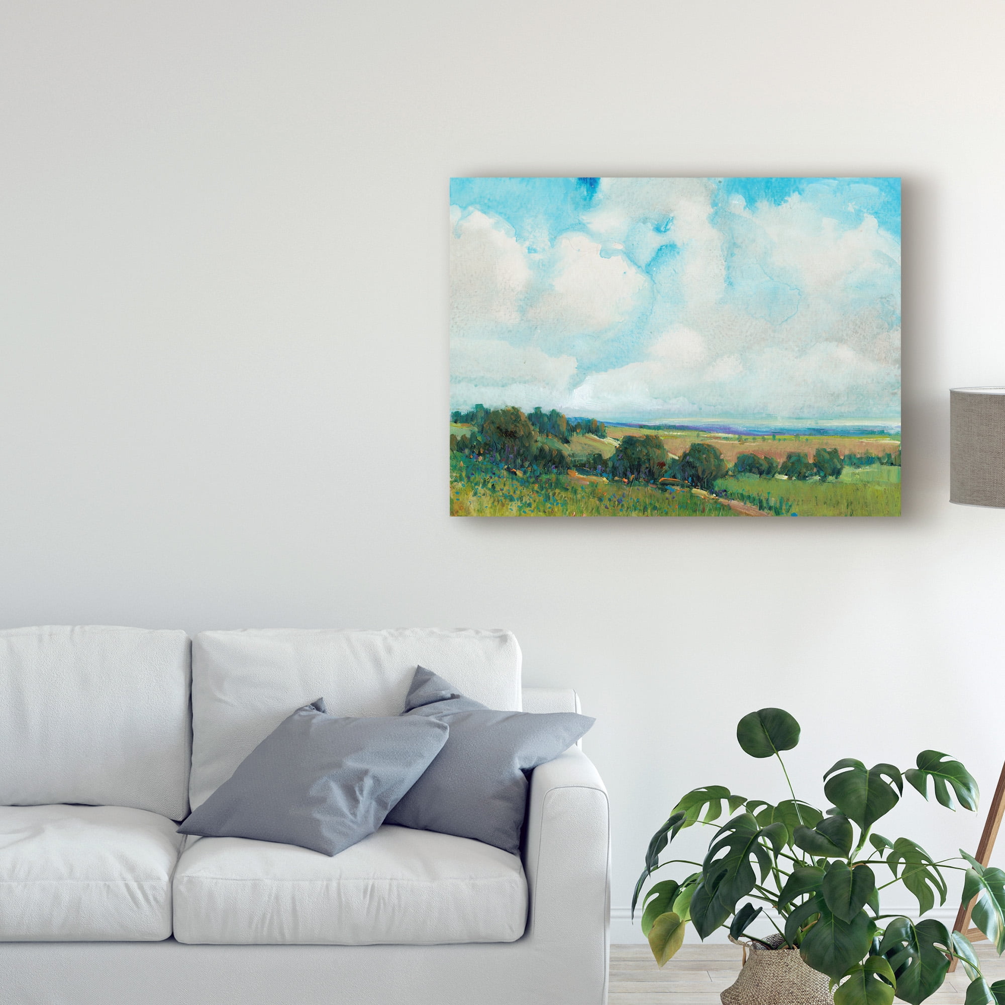 Trademark Fine Art 'Looming Clouds I' Canvas Art by Tim OToole