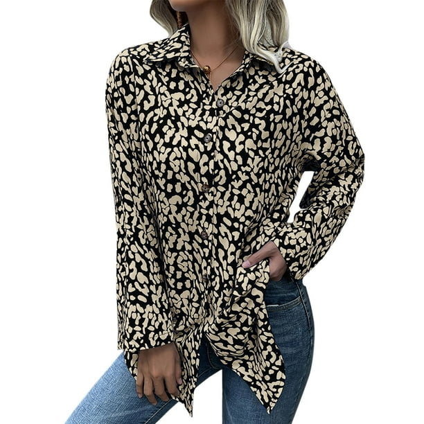 Blusa estampado leopardo hotsell