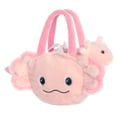 thumbnail image 2 of Aurora - Small Pink Eco Nation - 8" Axolotl - Responsibly Made Stuffed Animal, 2 of 5