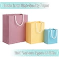 thumbnail image 3 of - Paper Gift Bags with Handles, Assorted Sizes, 8 Pack, Ideal for Gifts, Weddings, Baby Showers, Birthdays, Shopping, Retail Merchandise, Party Favor, 3 of 4