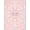 Pink Purple, Pattern 9, variant on ODIKA 8'x10' Washable Area Rug Non-Shedding, Easy Care, Round Pastel Carousel Motif Interlocking Scroll Traffic Storybook for King Size Bedroom Under Bed, Master Suite