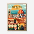 thumbnail image 4 of Florence Italy Canvas Wall Art  Duomo Cathedral Cityscape Poster, Modern Travel Home Decor, 4 of 10