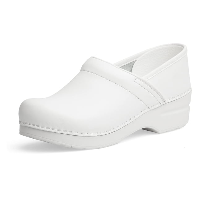 Zapatos Profesionales para Mujer Dansko Zuecos Blancos Sin Cordones
