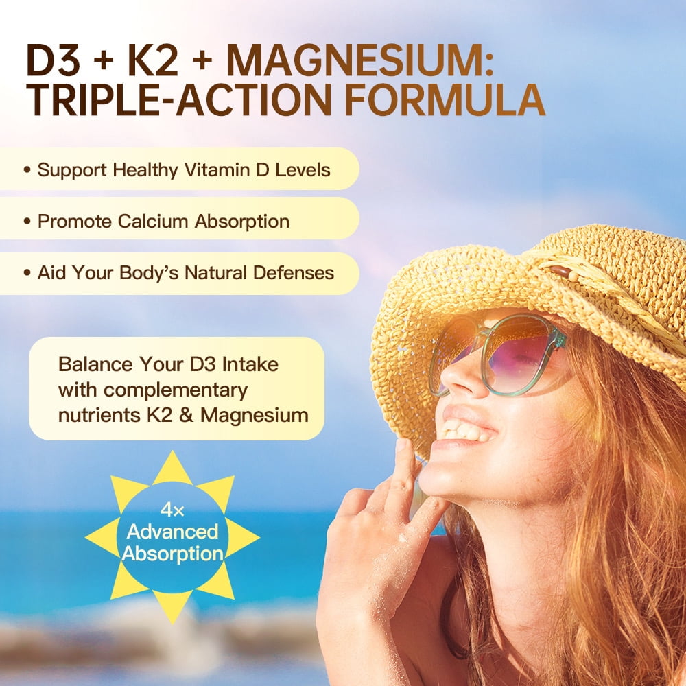 Dr. Austin Liposomal Vitamin D3 5000IU with K2 & Magnesium | Nano Targeted Delivery for High Absorption | Prenatal & Daily Immune Support | 60 Softgels (1)