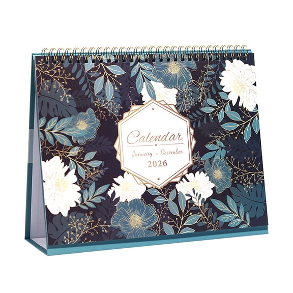 CCOCC 2026 Desk Calendar,12 Months Standing Flip Calendar,2026 JAN - DEC,Stand Up blank Calendar