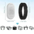 thumbnail image 3 of HIBIBUD Cat Fountain Filter Replacement,Cat Fountain Cat Water Fountain Filter,Filter Compatibility Pet Fountain Filter Replacement, 3 of 3