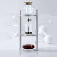 thumbnail image 3 of simhoa High Borosilicate Glass Brew Dripper, Iced Coffee Maker Drip Coffee Maker Cold Beech White, 3 of 8