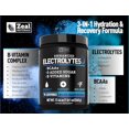 thumbnail image 4 of Polvo de electrolitos mejorado (frambuesa azul | 90 unidades) con 0 azúcar + BCAA + suplemento de electrolitos de vitaminas B con potasio, zinc y magnesio para hidratación - Electrolitos cetogénicos, 4 of 5