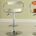 thumbnail image 2 of Modern Barstool with Back in Red - Set of 2, 2 of 3
