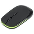 thumbnail image 3 of Ratón inalámbrico USB ultradelgado 2,4G 1200DPI ratón de posicionamiento óptico ergonómico para ordenador portátil negro, 3 of 8