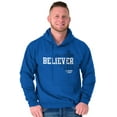 thumbnail image 3 of For Believer and Ever Religious Hoodie Sweatshirt Women Men Brisco Brands S, 3 of 6