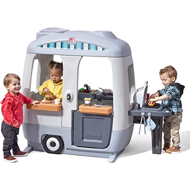 Step2 Adventure Camper, Toddler Outdoor Playhouse includes 50pc