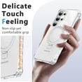 thumbnail image 3 of Dteck for Samsung Galaxy S25 Ultra Case with Screen Protector [Auto Alignment Kit], Slim Clear Back Shockproof Full Body Phone Cover with Ring Stand Camera Lens Cover for Samsung Galaxy S25 Ultra, 3 of 7