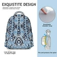 thumbnail image 5 of Retro Boho College Commuter Backpack - Padded Tech Compartment & Document Organizer | Campus Approved Design, 5 of 6