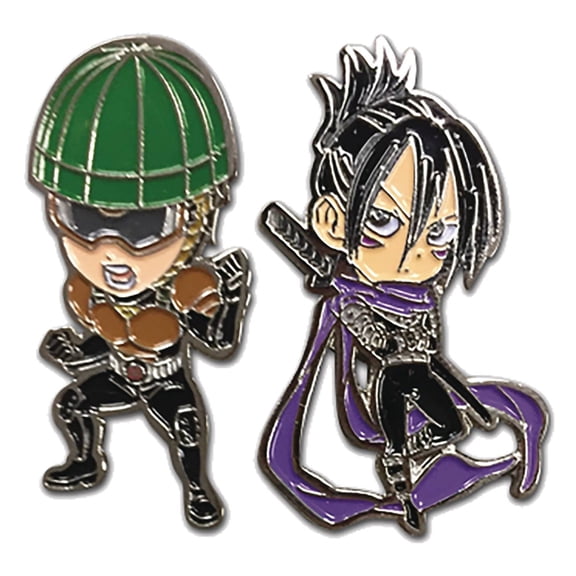 One Punch Man Mumen Rider & Speed-o'-Sound Sonic Pin Set