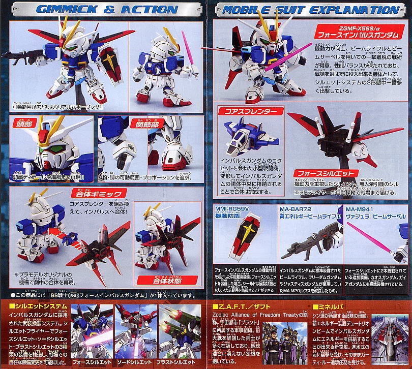Bandai Hobby Senshi Legend BB #280 BB280 Force Impulse Gundam SD Model Kit USA 