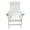White, variant on Leigh Country TX 39018 Adult Adirondack Patio Chair Red