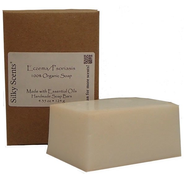 Silky Scents Eczema & Psoriasis Soap Bar with Essential Oils 4.35 oz