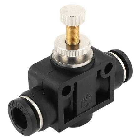 - Unique Bargains T-joint 8mm to 8mm Daul Way Flow Limiting Pneumatic Valve Speed Controller