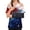 #001#-Dark Blue, variant on Shoulder Surgery Recovery Shirts Women Post Surgery Shirt Left and Right Side Snap Access Recovery T Shirt for Women 2026 Brown XL