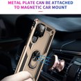 thumbnail image 3 of Allytech Rugged Case for Samsung Galaxy S23 Ultra, Military Grade Protection Shockproof Cover with Metal Rotatable Ring Stand, Magnetic Car Mount Holder Case for Samsung Galaxy S23 Ultra - Gold, 3 of 6