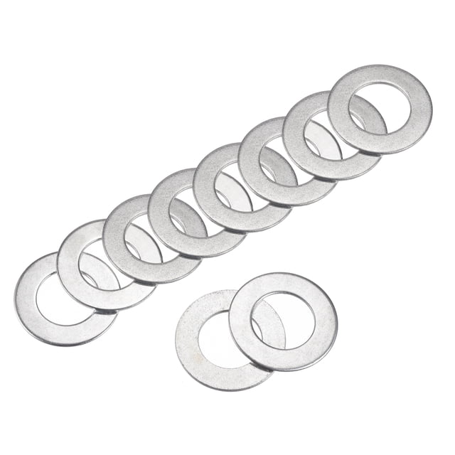Unique Bargains 70mm x 40mm x 3mm Rondelle Plate en Acier au Carbone pour Boulon à Vis 10Pcs