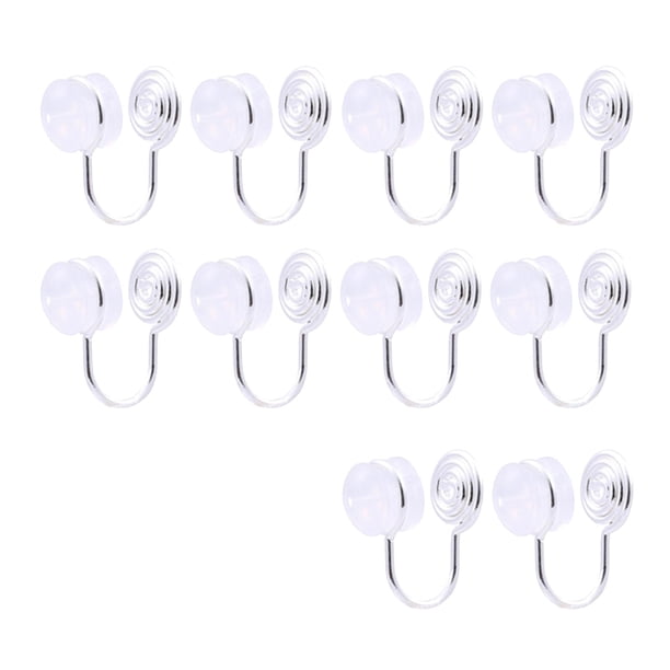 10 Piezas de Los Convertidores de Pendientes, Reemplazo de Clips de Oreja, Accesorios de Pendientes , Convertidores de Pendientes , Plata Sunnimix Convertidor de clips para orejas