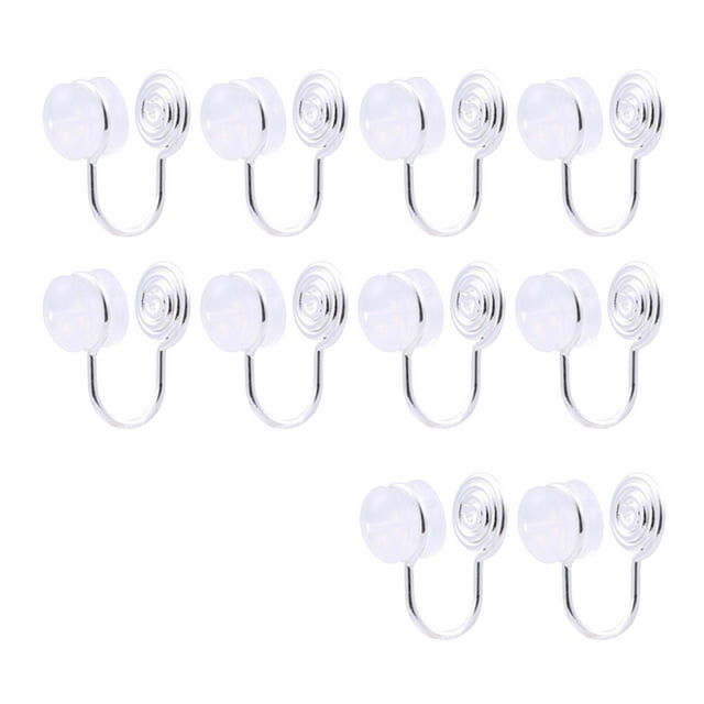 10 Piezas de Los Convertidores de Pendientes, Reemplazo de Clips de Oreja, Accesorios de Pendientes , Convertidores de Pendientes , Plata Sunnimix Convertidor de clips para orejas