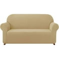 thumbnail image 2 of Nvzi Slipcovers 1 Piece, Khaki Stretch Couch Covers for 3-Seater Sofa, Stretch Sofa Cover, Durable Slipcovers, Premium Stretch Couch Cover for Sofa Protection, Essential Sofa Cover for Home Use, 2 of 5