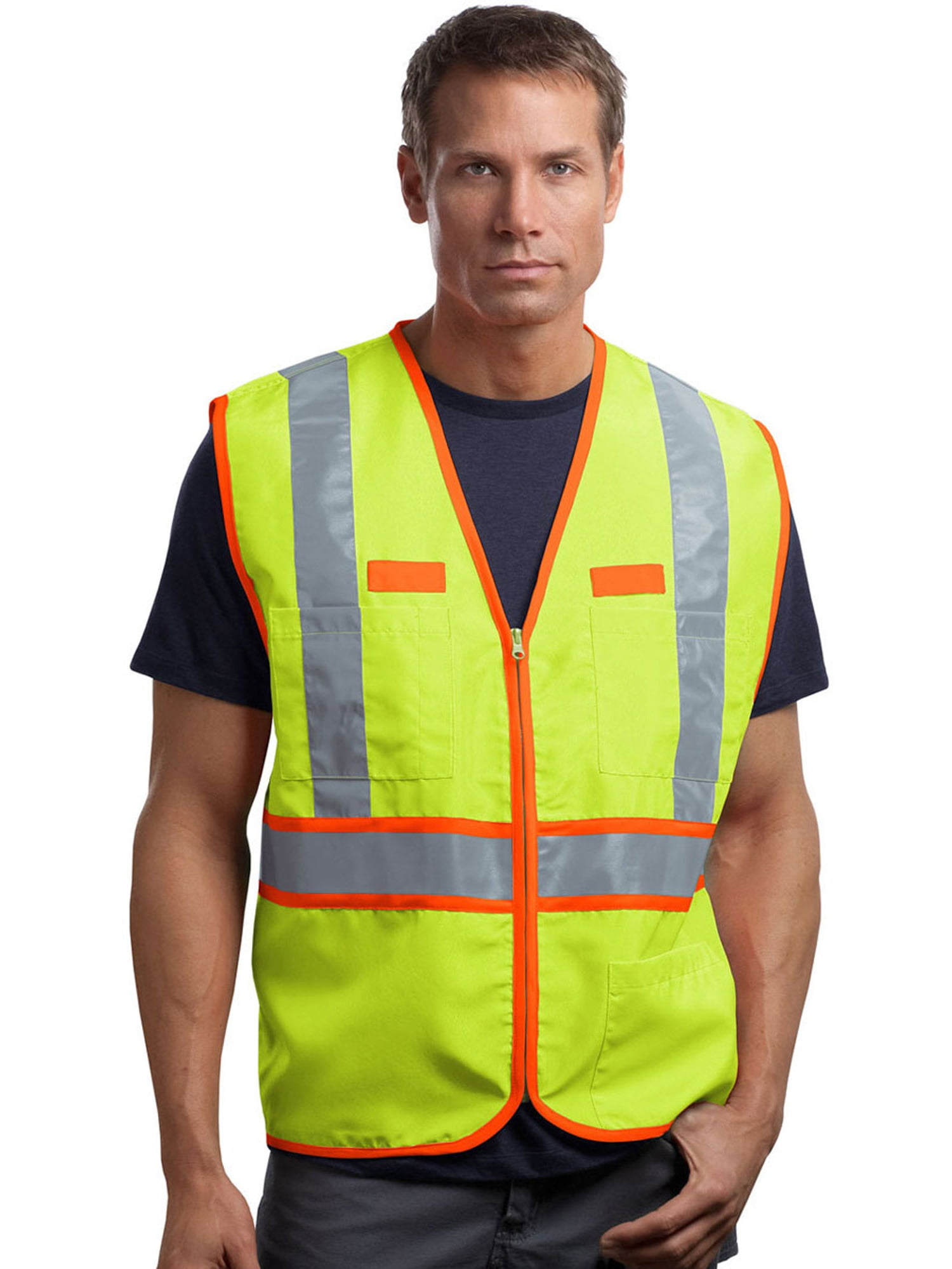 Cornerstone Men's DualColor Safety Vest