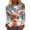 Style 9, variant on Plus Size Fall Tops Christmas Blouses 3/4 Sleeve Shirt Holiday Party Ready Loose Fit Soft Stretch Comfort Wear Tunic Tops