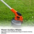 Adjustable Weed Wacker Wheel Attachment, Mower Support for Gas