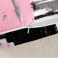 thumbnail image 5 of Abstract Throw Pillow Covers for Couch Sofa Bed, Set of 2 Modern Abstract Art Decorative Pillows Cushion Covers, Pink Black Pattern Pillow Inserts Not Included, 20x20 inch, 5 of 6