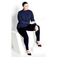 thumbnail image 2 of Avenue Women's Plus Size Organic Mock Neck Top, 2 of 2