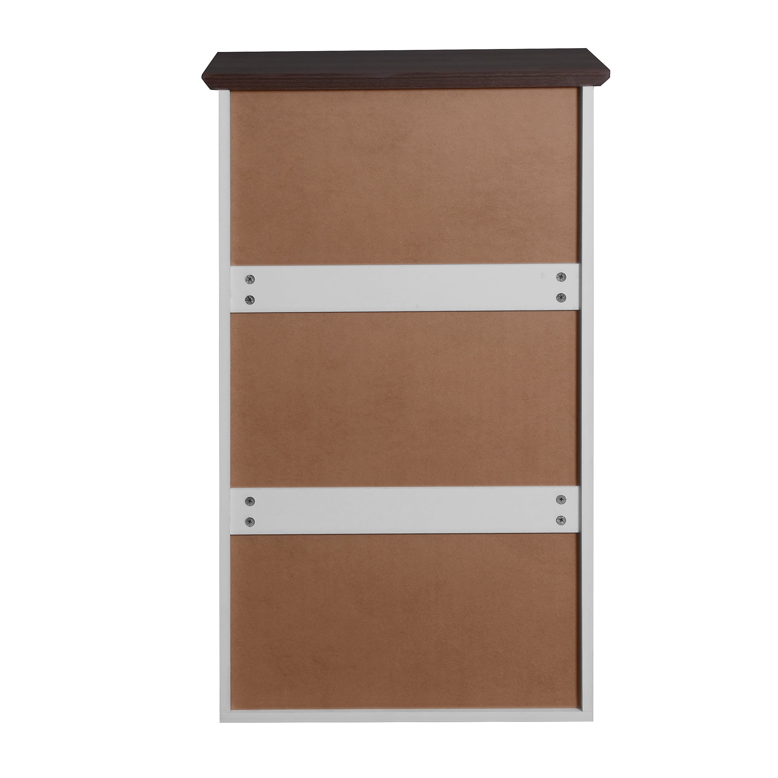 Aukfa 5-Drawer Dresser Chest Tall Drawers Wood Cabinet for Bedroom, White