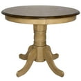 thumbnail image 4 of Sunset Trading Brook 3PC 36" Dining Set with Slat Back Wood Chairs in Cream, 4 of 5