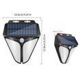 thumbnail image 4 of Control De Luz Inteligente Lámpara De Pared Solar Cuerpo Impermeable Inducción Eagle Eye Light Tres Engranajes Luz De Pared Exterior Con Luz De Llama Dinámica Para Jardín Patio Al Aire Libre Minnieouse HA018299-00, 4 of 7