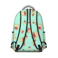 thumbnail image 3 of Pioneer Flower Floral Print Pattern Backpack for School, Cute School Bag with Adjustable Shoulder Straps and Padded Back, 15.3"x11"x7.1", 3 of 5