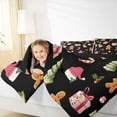 thumbnail image 4 of Castle Fairy 3-Piece Full Size Comforter Set - Tree Gingerbread Christmas Print, 4 of 8