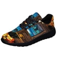 thumbnail image 2 of Black Cat Halloween Shoes Women's Fashion Sneakers Tennis Running Shoes for Men Women Black Size 11, 2 of 7