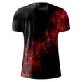 thumbnail image 4 of YDLCAFD Mens Digital 3D Printing Round Neck Short Sleeved Pullover T Shirt Short Sleeved Top Features:, 4 of 4
