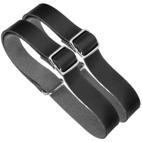 LOLIPPYY 2-Pack Adjustable Black Sleeve Garters for Men, Shirt Sleeve Armbands for Formal Wear