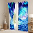 thumbnail image 3 of jejeloiu Western Fantasy Dragon Black Out Curtains,Northern Lights Curtains Pack of 2 (42x63 Each) For Boys Teens, 3 of 6