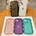 thumbnail image 5 of for iPhone 15 Case 6.1",Cute Clear Love Heart Camera Bling Cover Bling Star Curly Wave Transparent Protection Soft Shockproof Shiny Phone Case for iPhone 15 6.1 for Women Girl Men,Glitter/Purple, 5 of 16