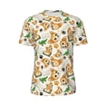 thumbnail image 5 of Wukai Cute Puppy Print Men's Short-Sleeved Mesh T-Shirt,Quick-Dry Short Sleeve Workout T-Shirt-4X-Large, 5 of 8