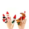 Cute Christmas Educational Story Time Animal Finger Puppets Kids Toy for Toddlers Baby Children Gifts