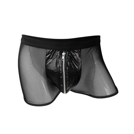 

Kayannuo Sexy Underwear For Men Clearance Mens Sexy Underwear Breathable Mesh Boxer Briefs Hollow Lingerie