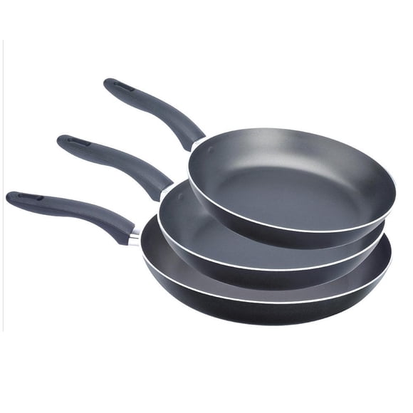 Set de Sarténes Vasconia 3 Piezas Negro