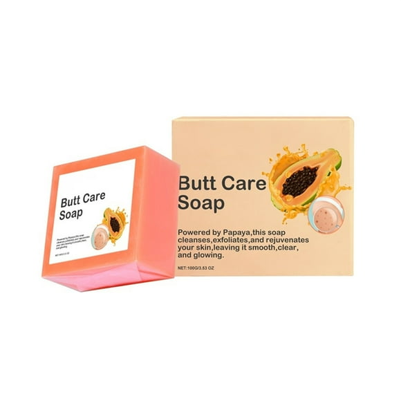 yelldesk Natural Soap Bar, Face & Body Soap, Papaya Moisturizing Soap Extraction Soap Mild And Fair Refined Moisturizing Nursing Soap